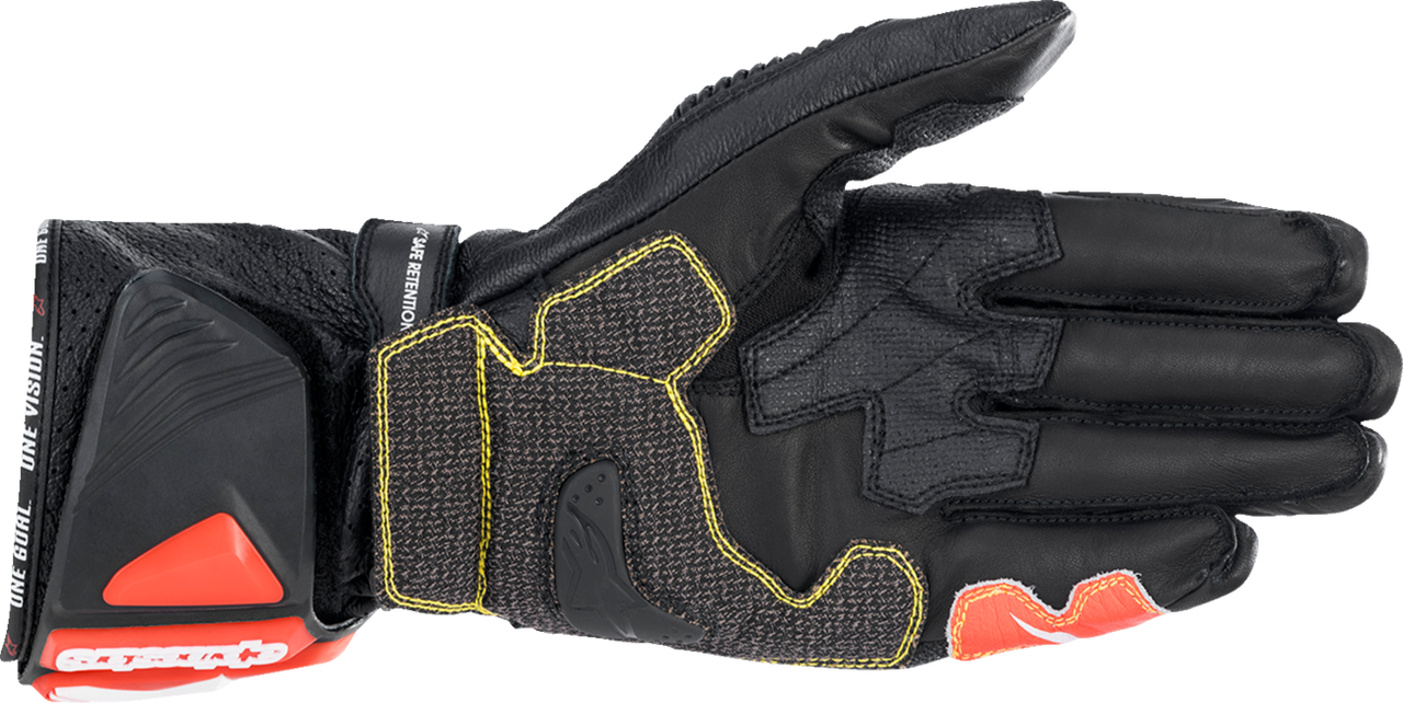 Alpinestars GP Tech v2 Gloves - Black/White/Fluo Red - Large