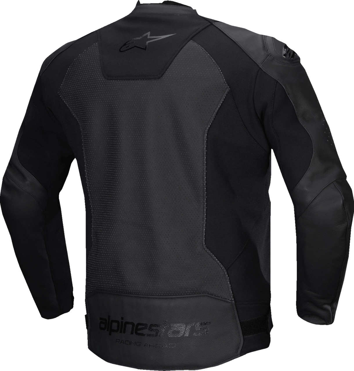 Alpinestars Faster v3 Airflow Leather Jacket - Black/Black - US 42 / EU 52