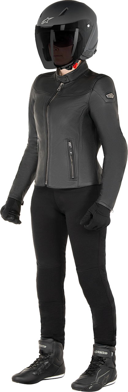 Alpinestars Stella Tory Leather Jacket - Black - 2XL