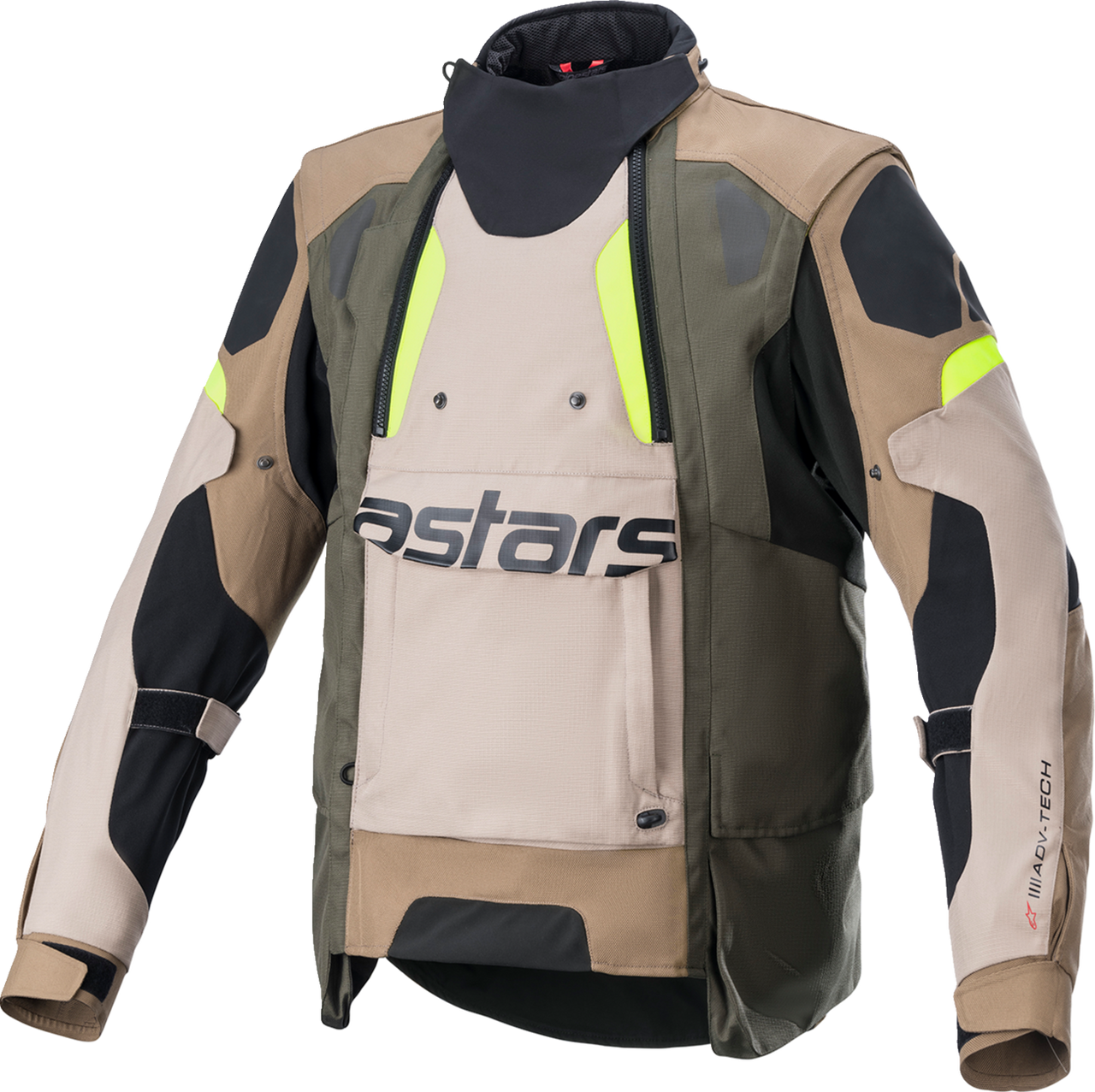 Alpinestars Halo Drystar® Jacket - Black/Sand/Yellow - Small