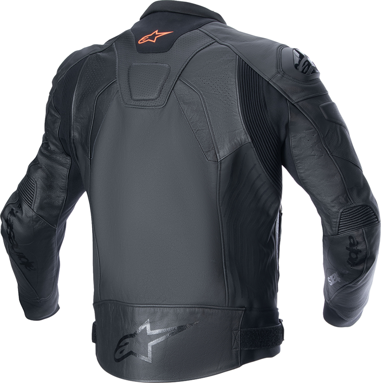 Alpinestars GP Plus R v4 Airflow Leather Jacket - Black/Black - US 48 / EU 58