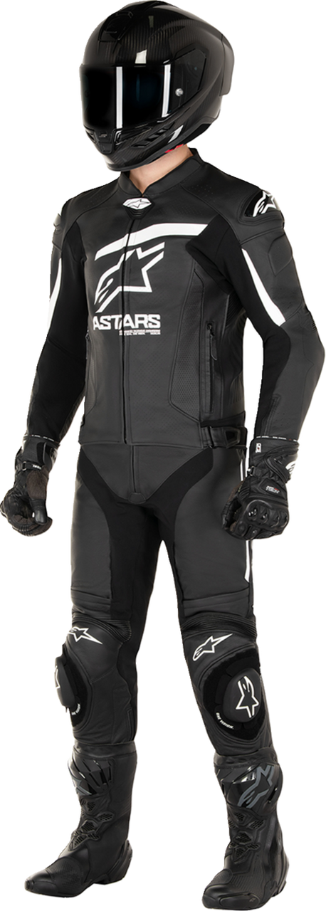 Alpinestars GP Plus R v4 Airflow Leather Jacket - Black/White - US 44 / EU 54