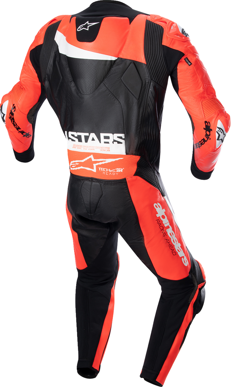 Alpinestars GP Plus v4 Leather Suit - Black/Red Fluo/White - US 44 / EU 54