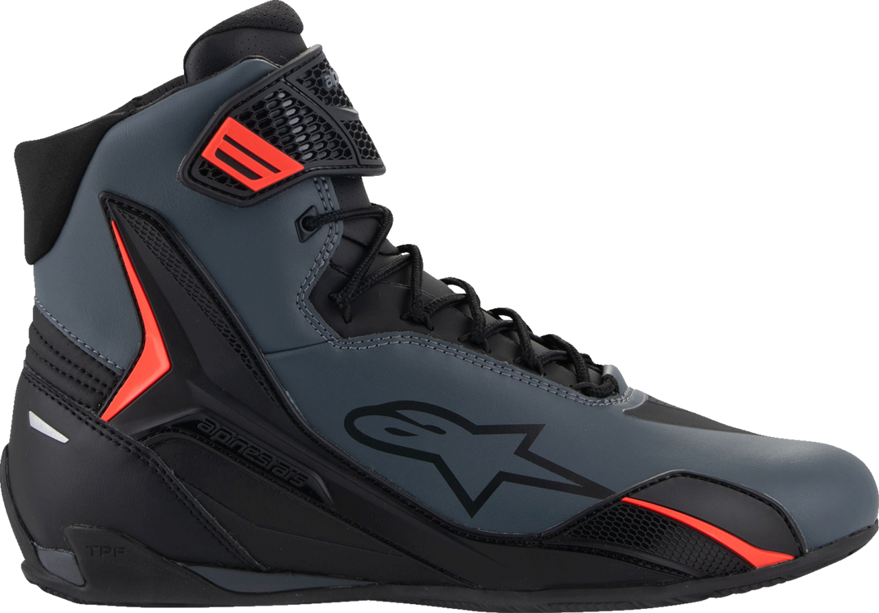 Alpinestars Faster-4 Shoes - Black/Gray/Red - US 10
