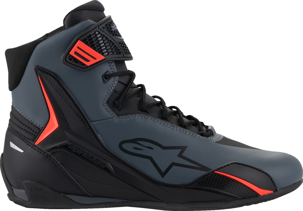 Alpinestars Faster-4 Shoes - Black/Gray/Red - US 13.5