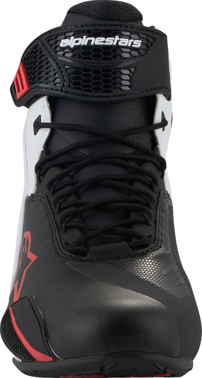Alpinestars Faster-4 Shoes - Black/White/Red - US 8