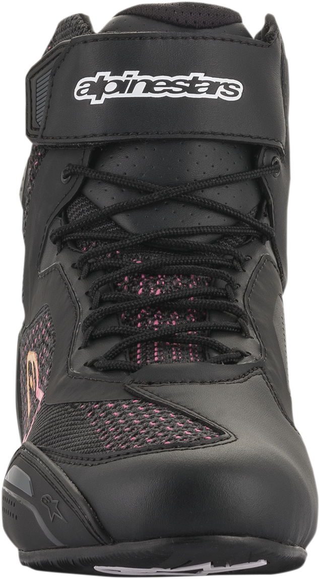 Alpinestars Stella Faster-3 Rideknit Shoes - Black/Yellow/Pink - US 9.5 / EU 42