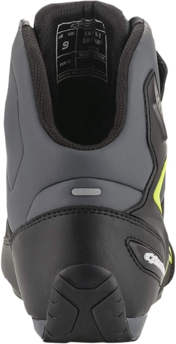 Alpinestars Faster-3 Drystar® Shoes - Black/Gray/Yellow - US 6
