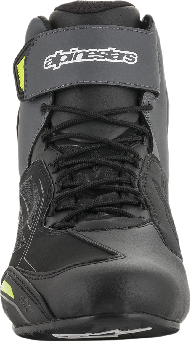 Alpinestars Faster-3 Drystar® Shoes - Black/Gray/Yellow - US 6.5