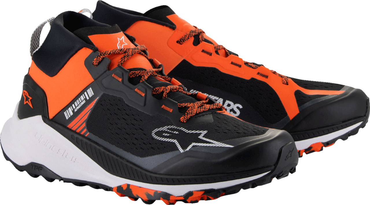 Alpinestars Meta XR v2 Shoes - Black/Orange/White - US 7 / EU 39