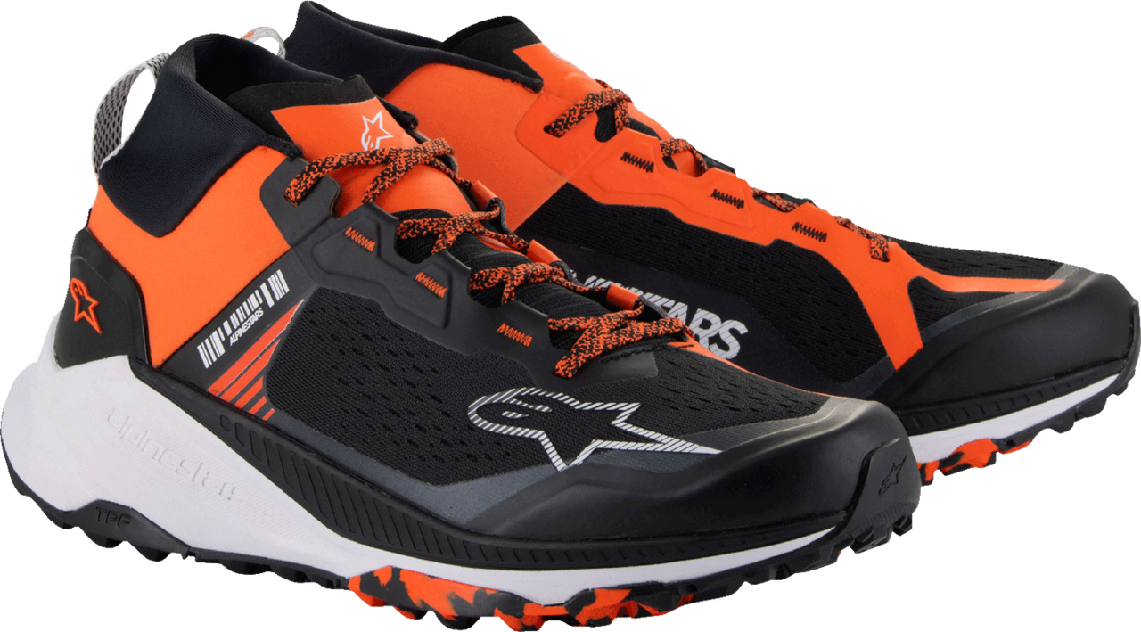Alpinestars Meta XR v2 Shoes - Black/Orange/White - US 11 / EU 44
