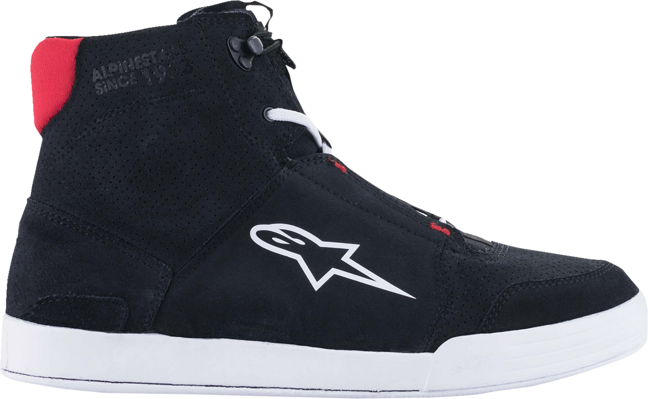 Alpinestars Chrome Shoes - Black/White/Red - US 13 / EU 47