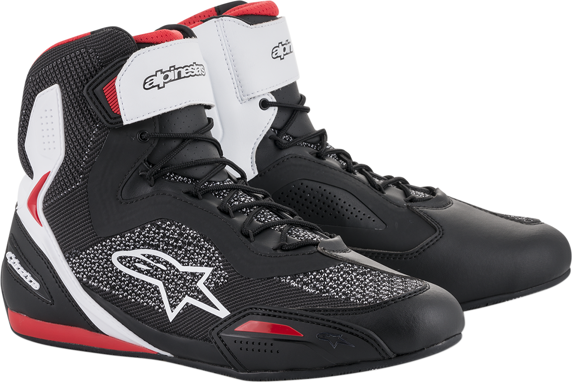 Alpinestars Faster-3 Rideknit® Shoes - Black/White/Red - US 11 / EU 44