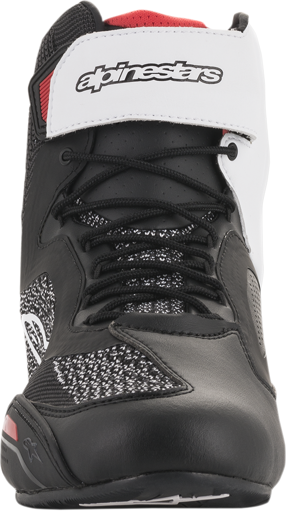 Alpinestars Faster-3 Rideknit® Shoes - Black/White/Red - US 7 / EU 39
