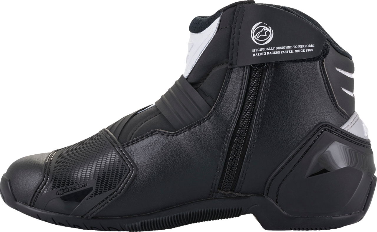 Alpinestars SMX-1 R v2 Boots - Black/White - US 11.5 / EU 46