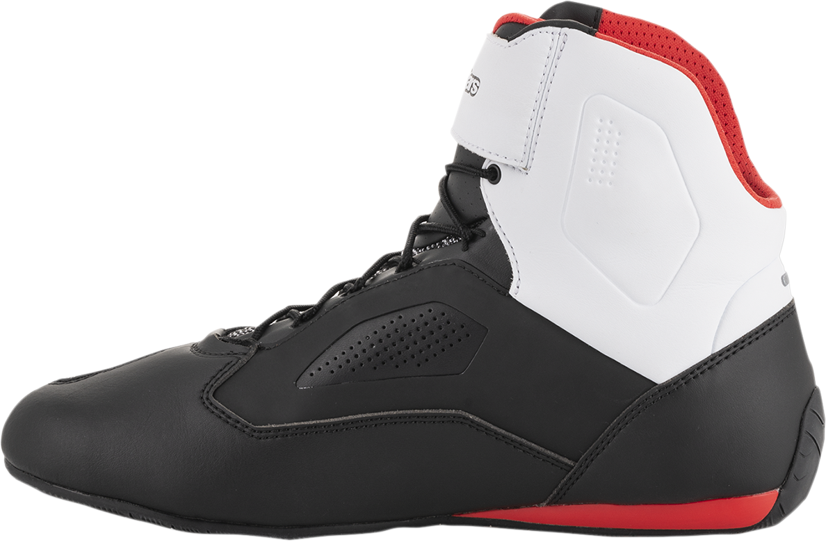 Alpinestars Faster-3 Rideknit® Shoes - Black/White/Red - US 10.5 / EU 43.5