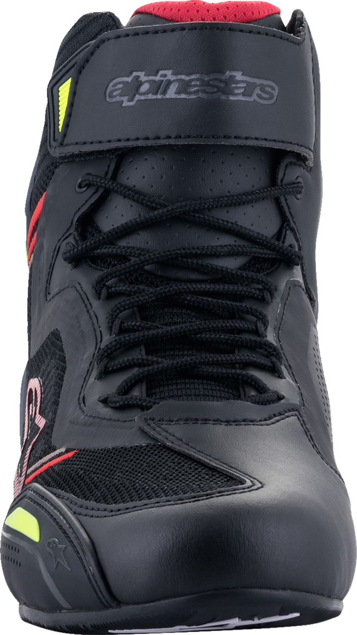 Alpinestars Faster-3 Rideknit® Shoes - Black/Red/Yellow - US 8 / EU 40.5