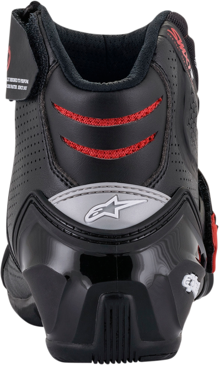 Alpinestars SMX1-R V2 Boots - Black/Red - US 9.5 / EU 44