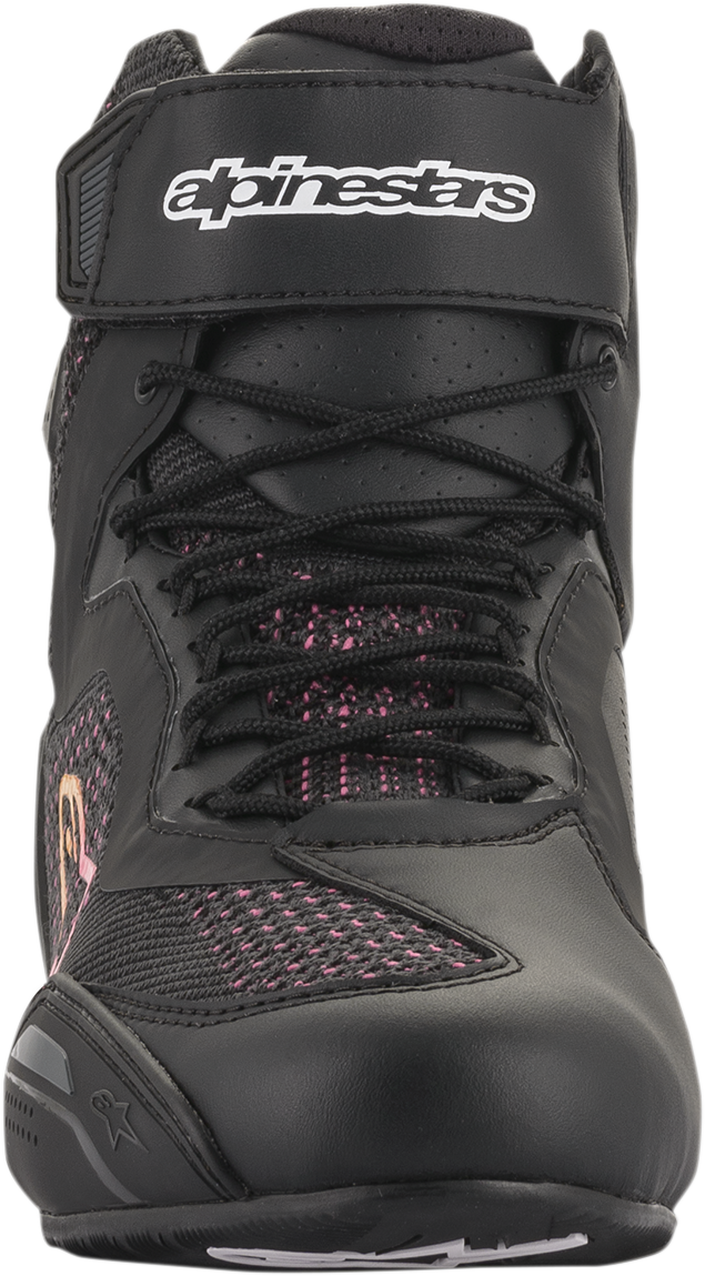 Alpinestars Stella Faster-3 Rideknit Shoes - Black/Yellow/Pink - US 5 / EU 36