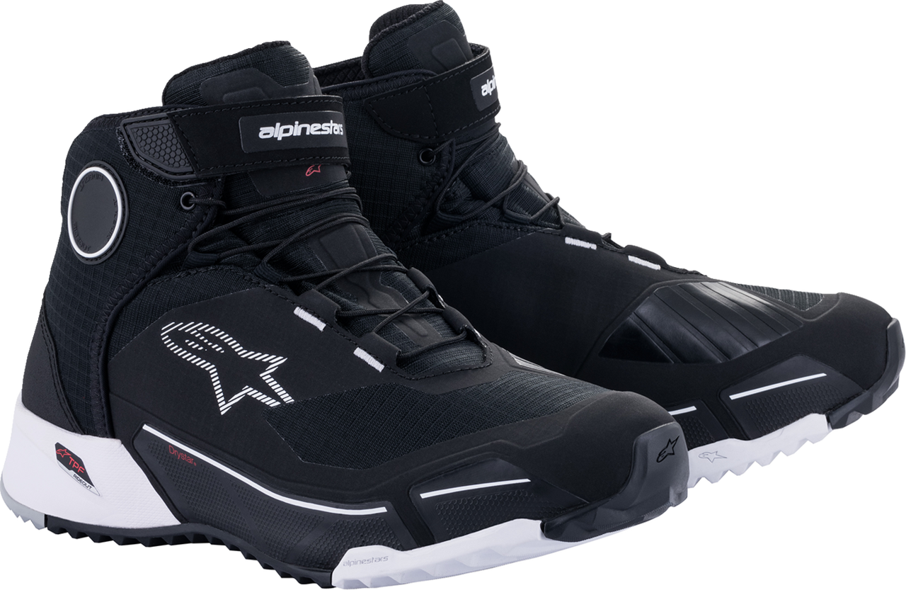 Alpinestars CR-X Drystar® Shoes - Black/White - US 9.5 / EU 42.5