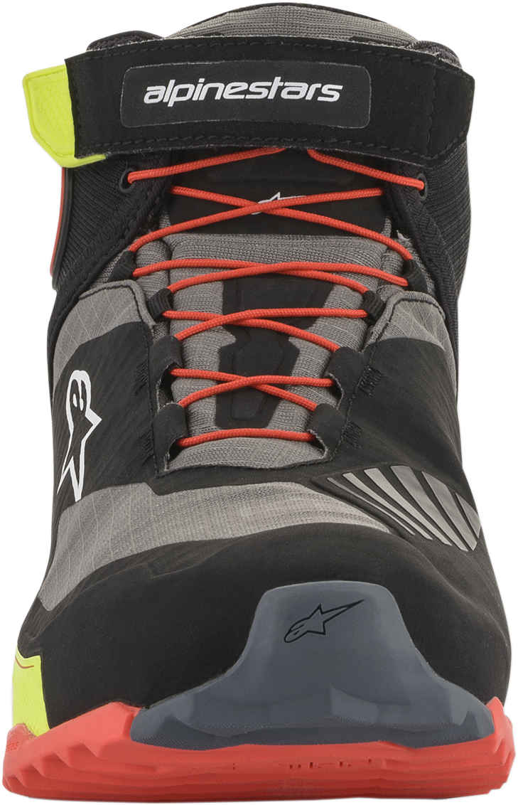 Alpinestars CR-X Drystar® Shoes - Black/Red/Yellow Fluorescent - US 11.5 / EU 45