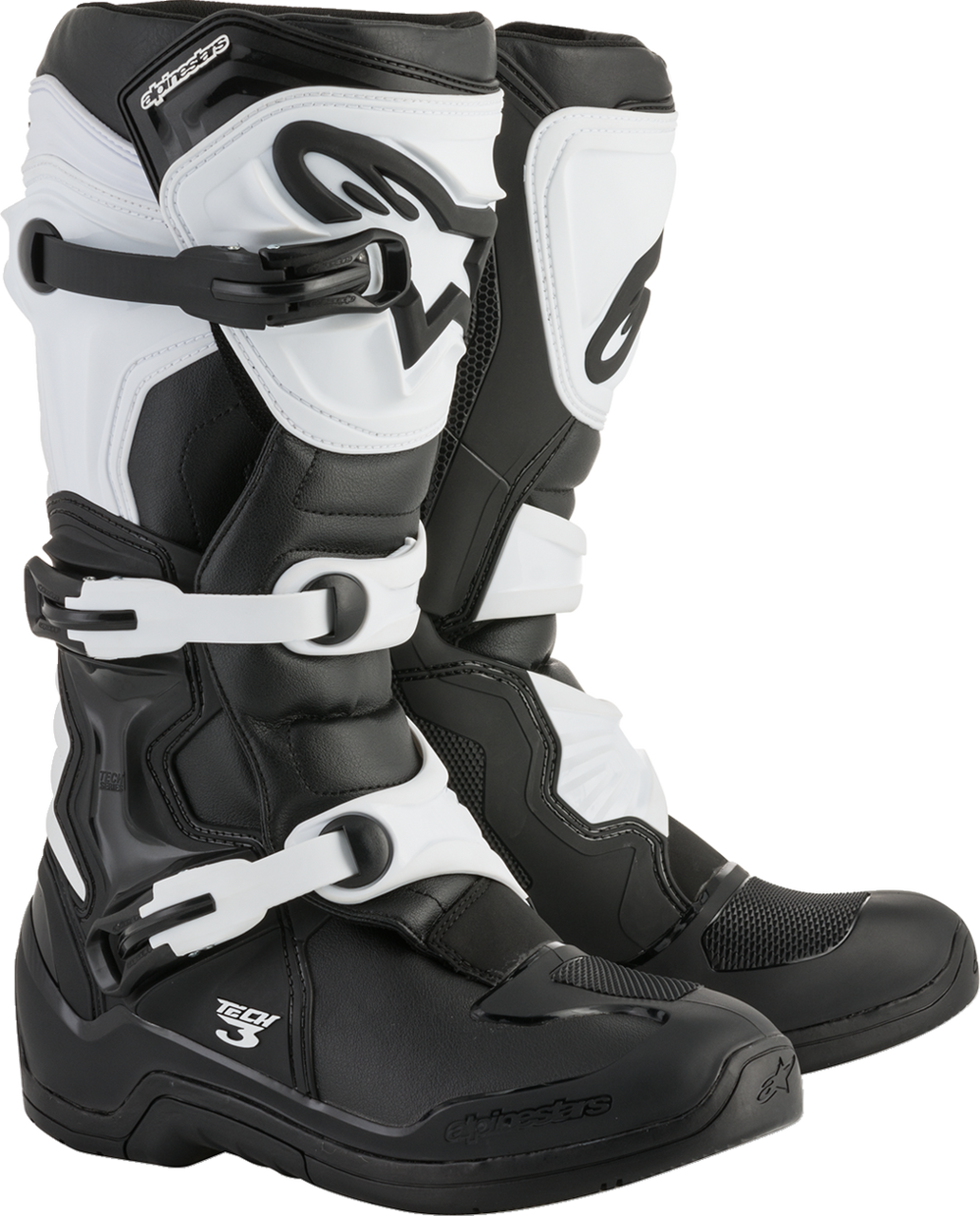 Alpinestars Tech 3 Boots - Black/White - US 7 / EU 40.5