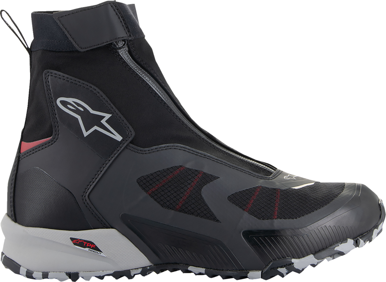 Alpinestars CR-8 Gore-Tex® Shoes - Black/Grey/Red - US 12 / EU 45.5