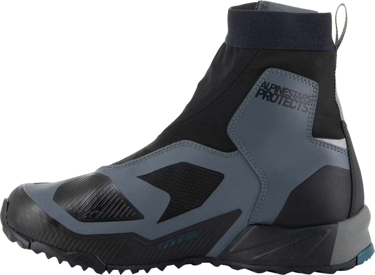 Alpinestars CR-8 Gore-Tex® Shoes - Black/Grey/Blue - US 13.5 / EU 47.5