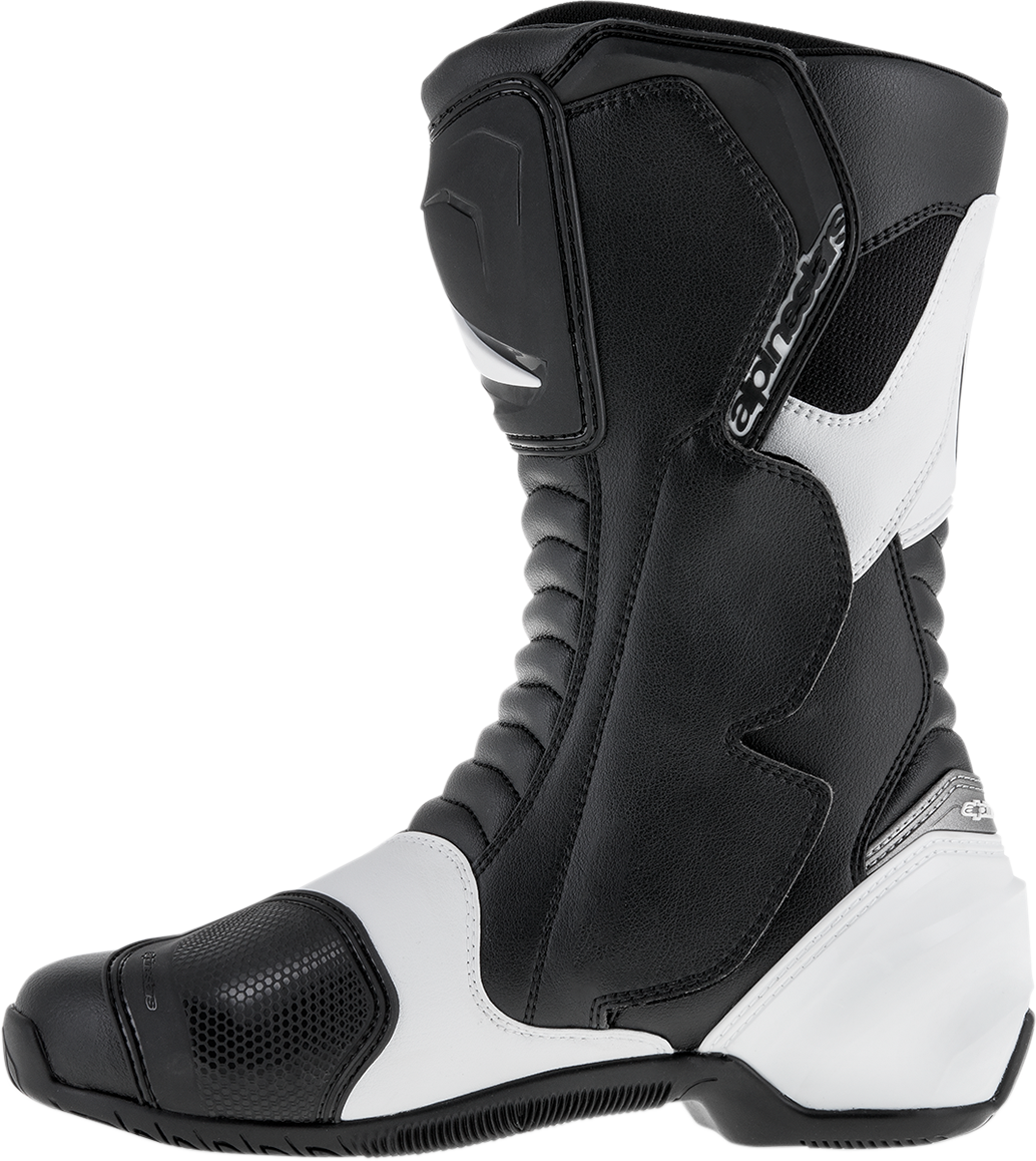 Alpinestars SMX-S Boots - Black/White - US 10.5 / EU 45
