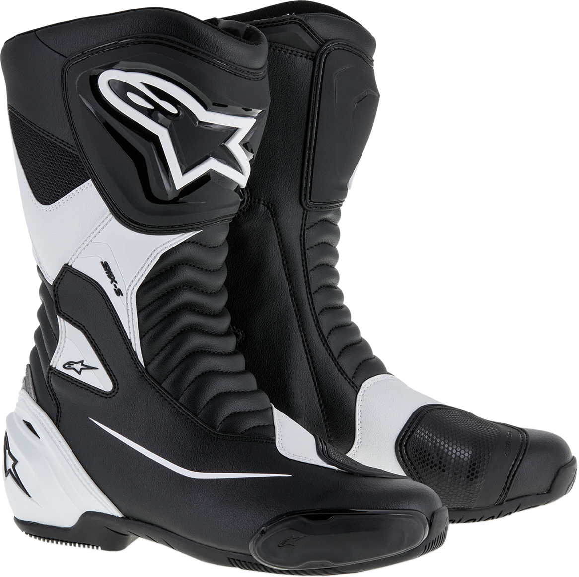 Alpinestars SMX-S Boots - Black/White - US 6.5 / EU 40