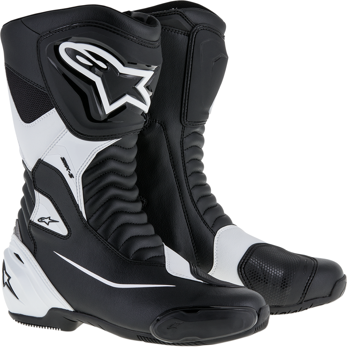 Alpinestars SMX-S Boots - Black/White - US 11.5 / EU 46