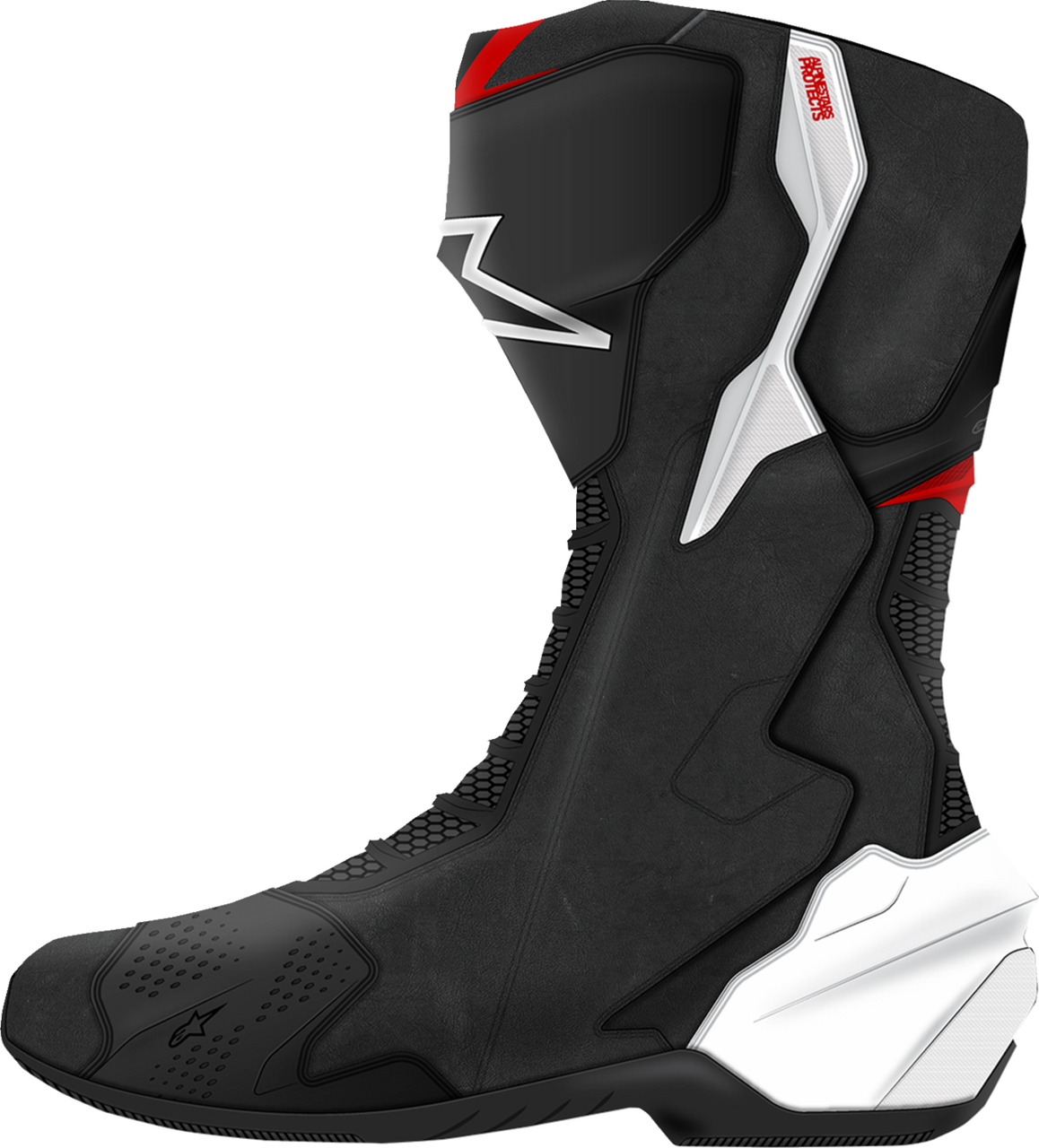 Alpinestars SMX-6 V3 Boots - Black/White/Red Graphic - US 9/EU 43