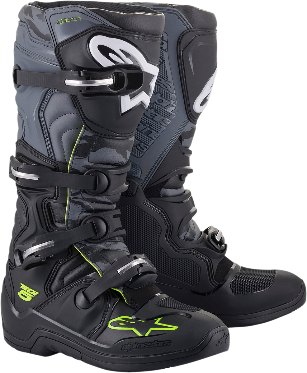 Alpinestars Tech 5 Boots - Black/Gray - US 7 / EU 40.5