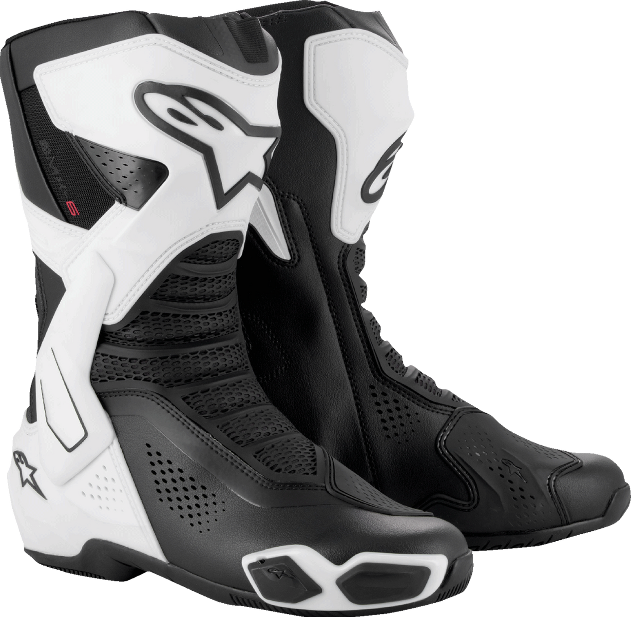 Alpinestars SMX-6 V3 Vented Boots - Black/White - US 12.5/EU 48