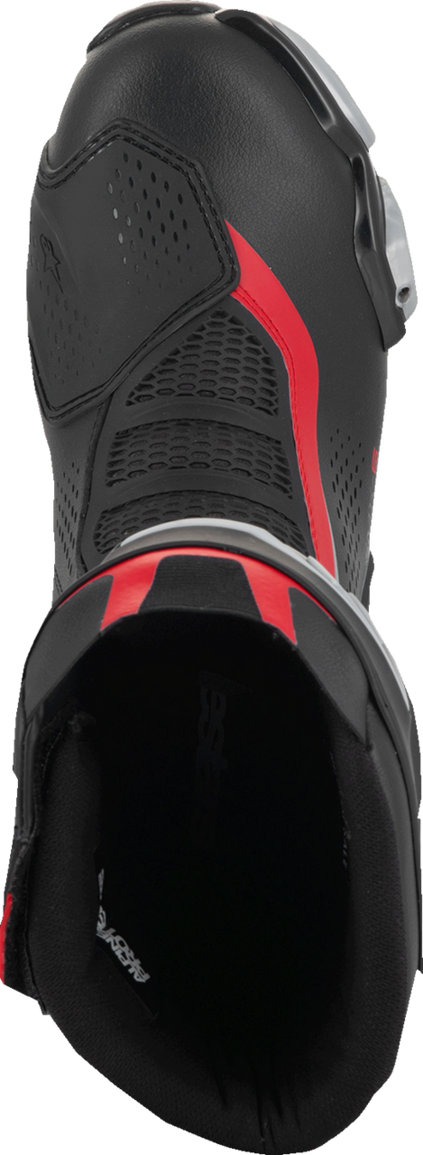 Alpinestars SMX-6 V3 Vented Boots - Black/Silver/Red - US 12/EU 47
