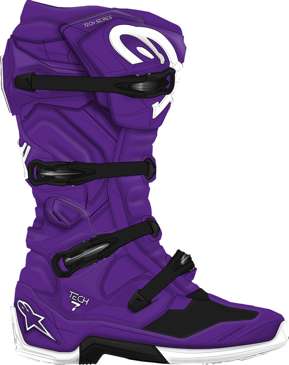 Alpinestars Tech 7 Boots - Purple - US 8 / EU 42