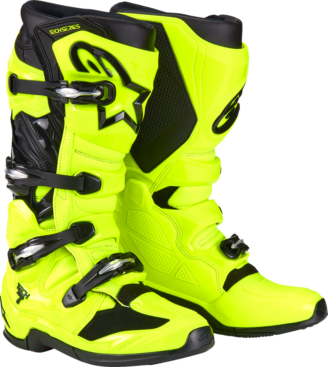 Alpinestars Tech 7 Boots - Fluorescent Yellow/Black - US 7 / EU 40.5