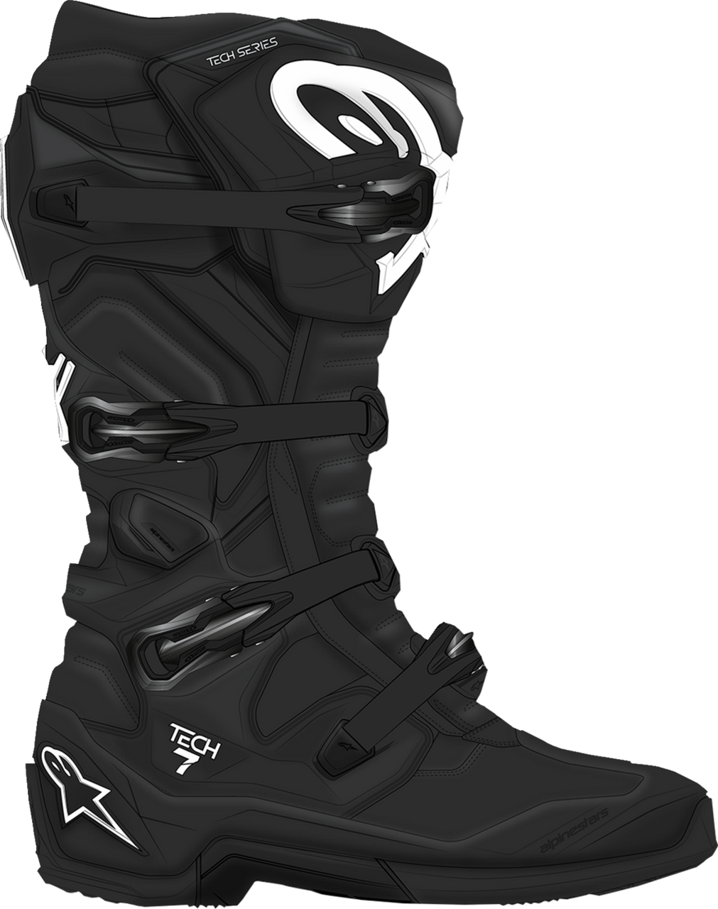Alpinestars Tech 7 Boots - Black - US 15 / EU 51