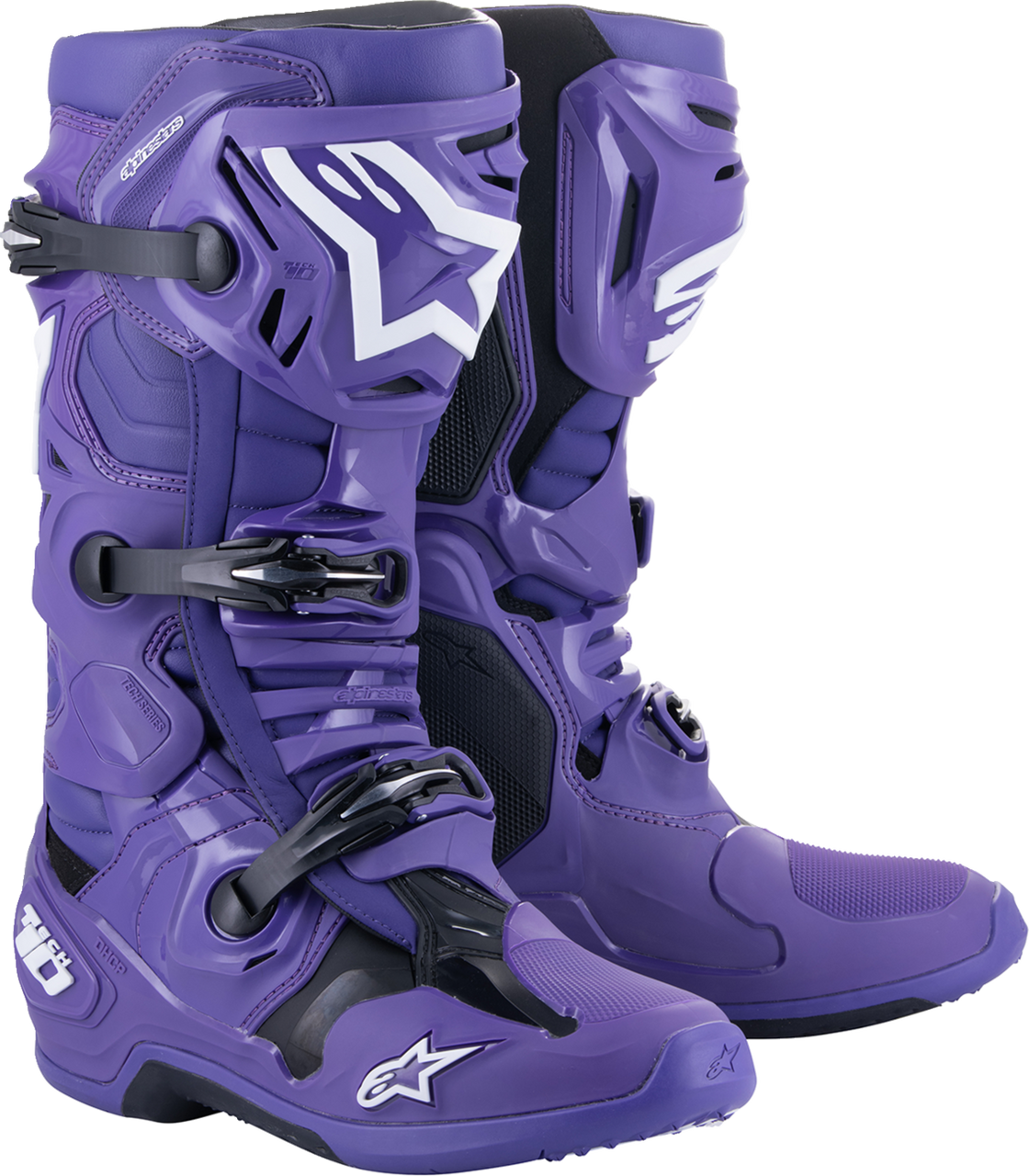 Alpinestars Tech 10 Boots - Purple/Black - US 7 / EU 40.5