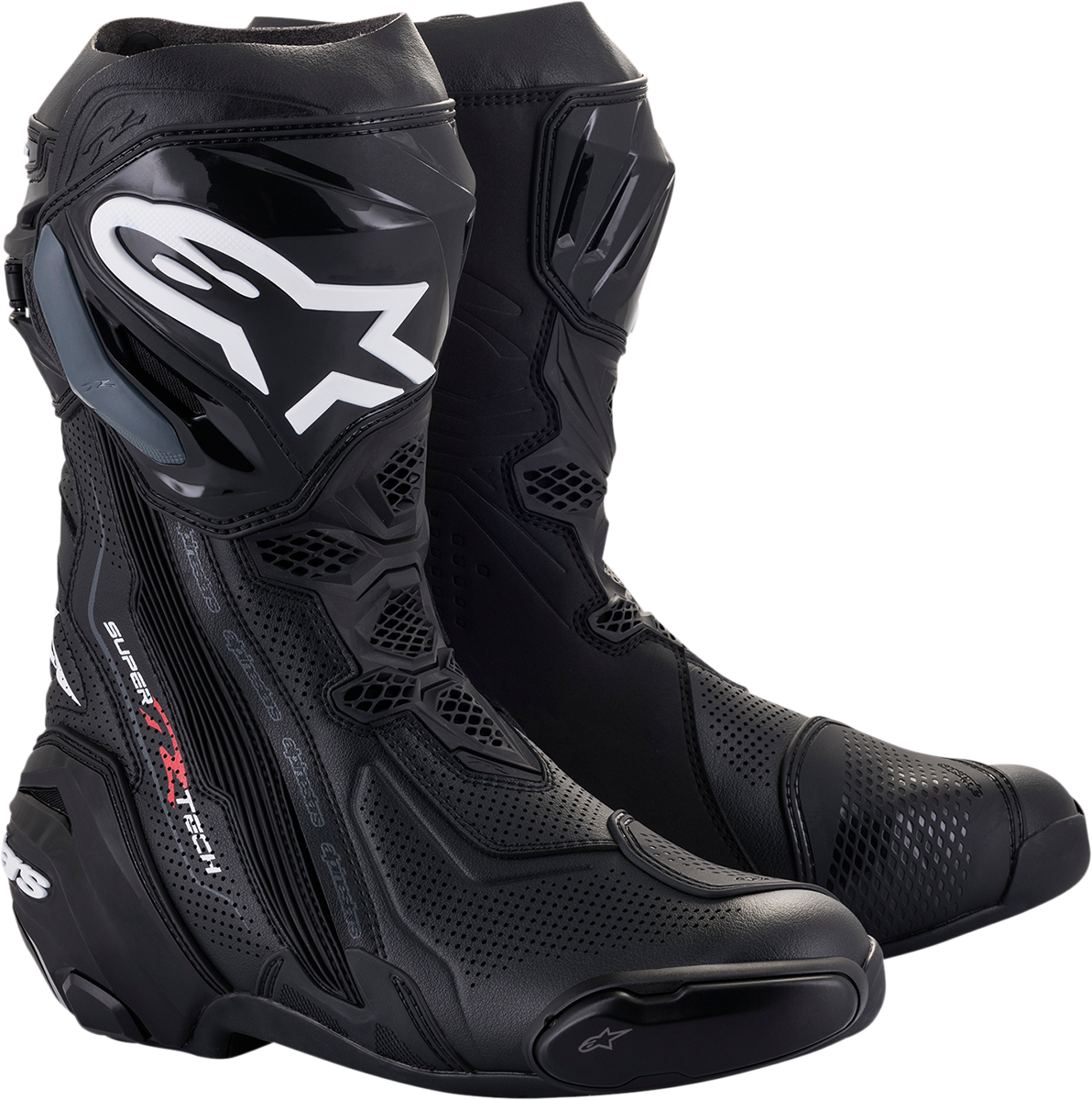 Alpinestars Supertech R Vented Boots - Black - US 9 / EU 43