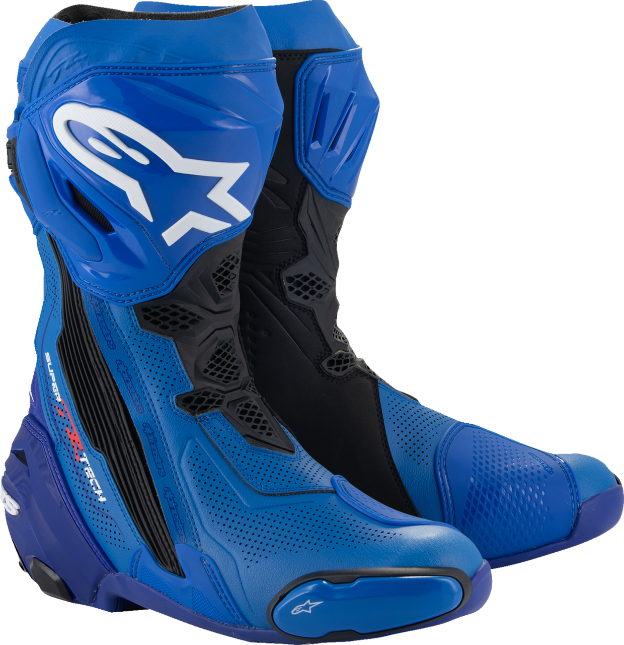 Alpinestars Supertech R Vented Boots - Blue/Black - US 12.5 / EU 48