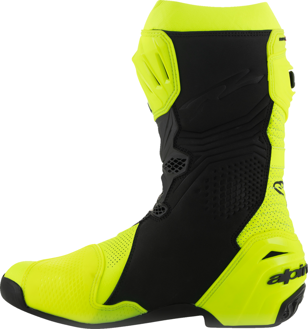 Alpinestars Supertech R Vented Boots - Fluorescent Yellow/Black - US 6.5 / EU 40