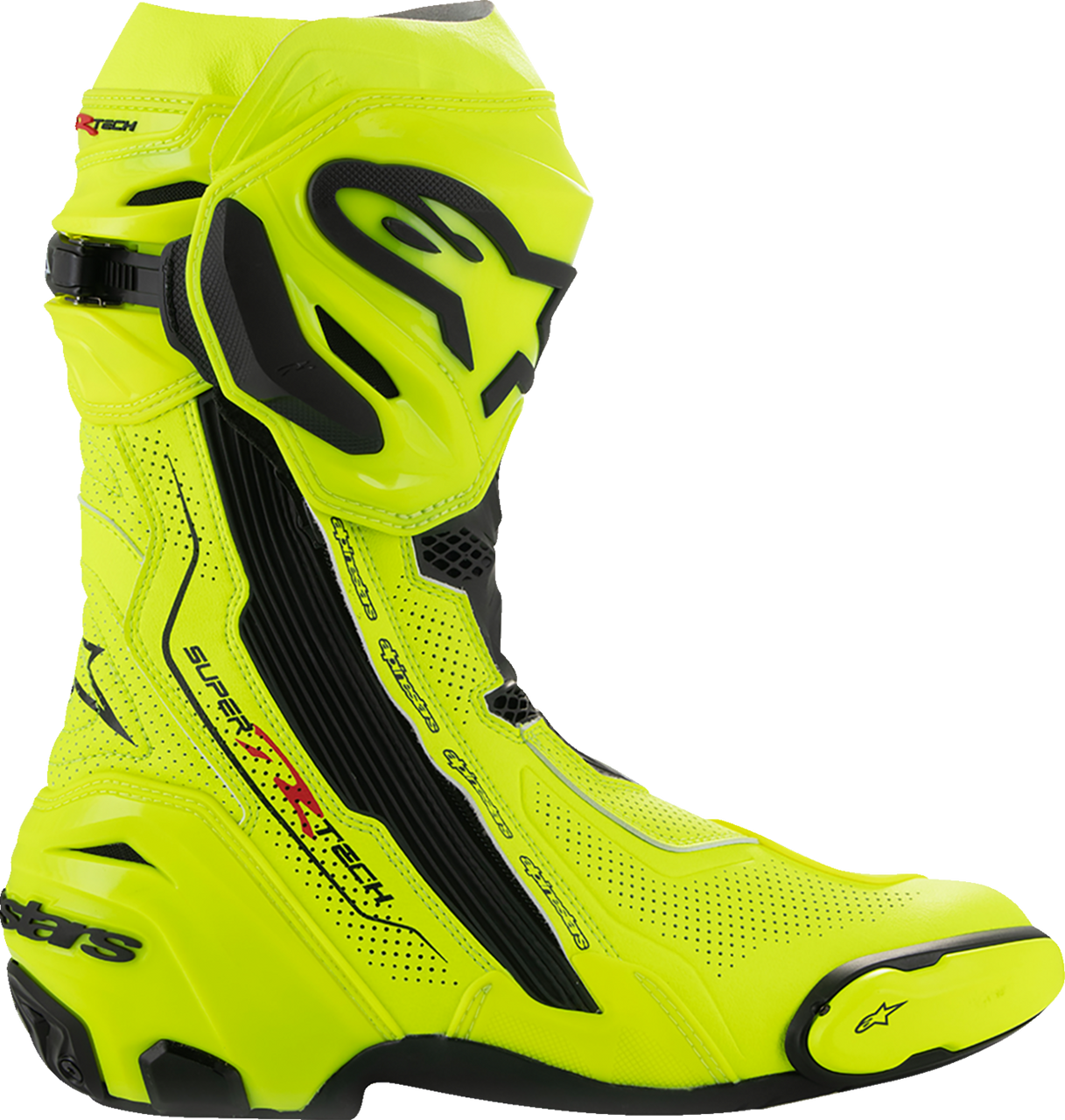 Alpinestars Supertech R Vented Boots - Fluorescent Yellow/Black - US 6.5 / EU 40