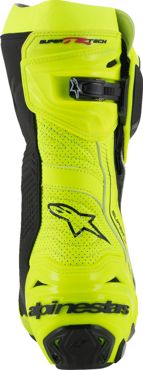 Alpinestars Supertech R Vented Boots - Fluorescent Yellow/Black - US 9.5 / EU 44
