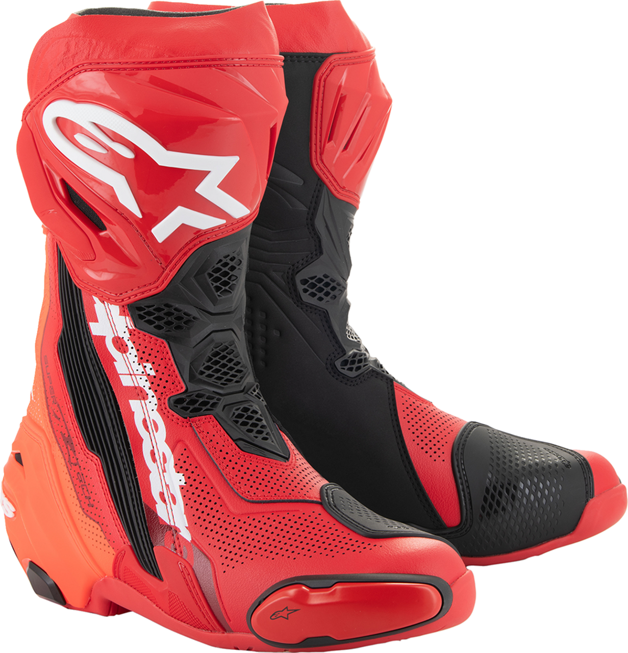 Alpinestars Supertech R Vented Boots - Red - US 12.5 / EU 48