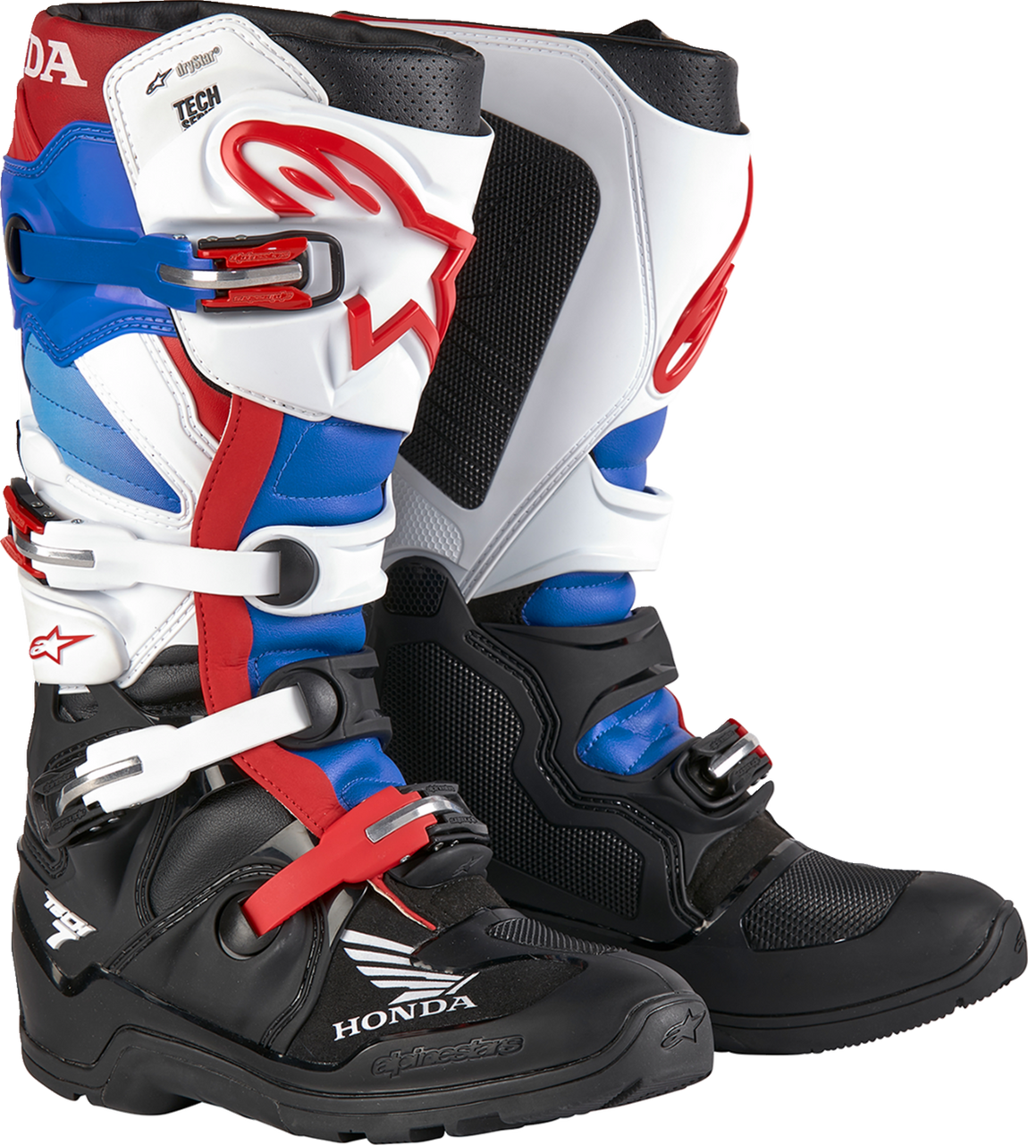 Alpinestars Tech 7 Enduro Drystar® Boots - Black/White/Blue/Red - US 12 / EU 47