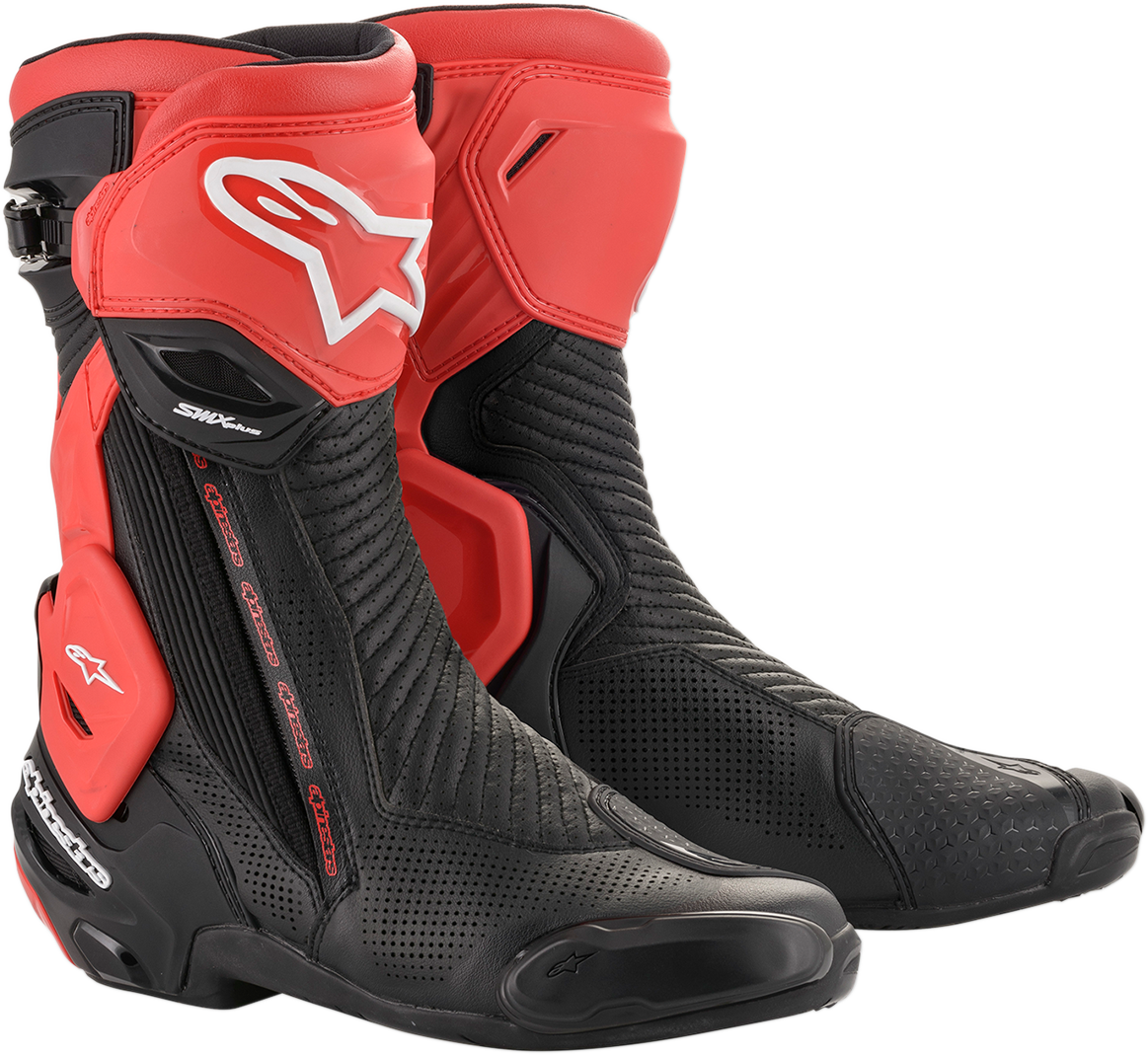 Alpinestars SMX Plus Vented Boots - Black/Red - US 11.5 / EU 46