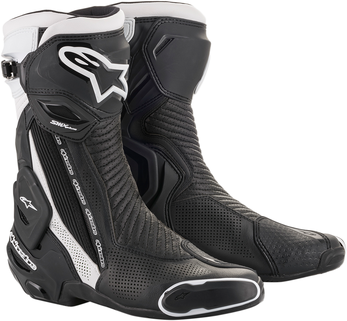 Alpinestars SMX Plus Vented Boots - Black/White - US 10.5 / EU 45