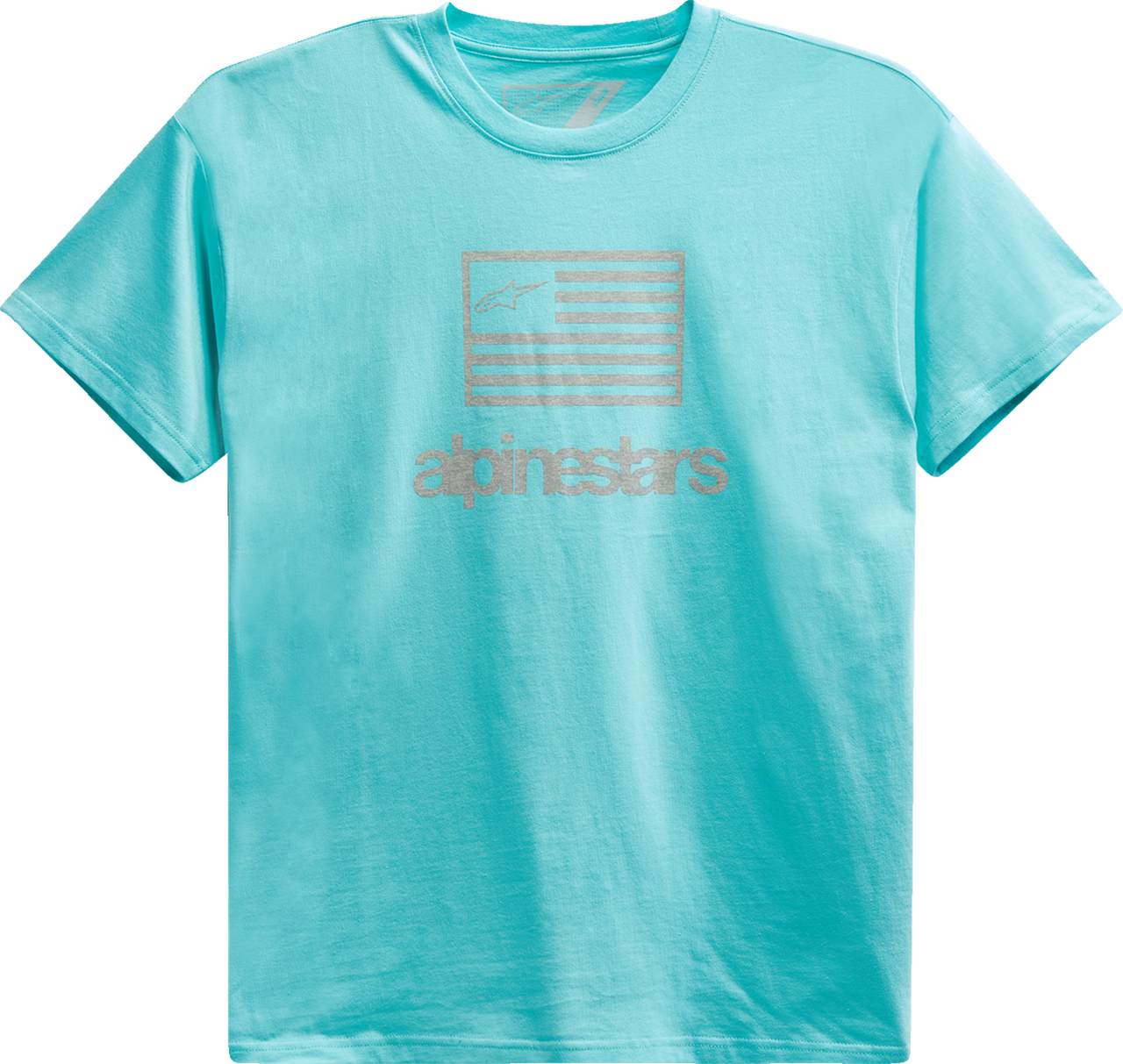 Alpinestars Flag T-Shirt - Light Aqua - XL