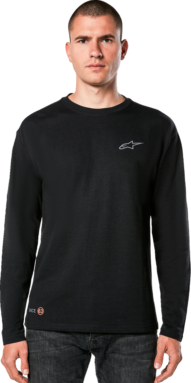 Alpinestars Inclinate Mesh Long-Sleeve T-Shirt - Black - Large